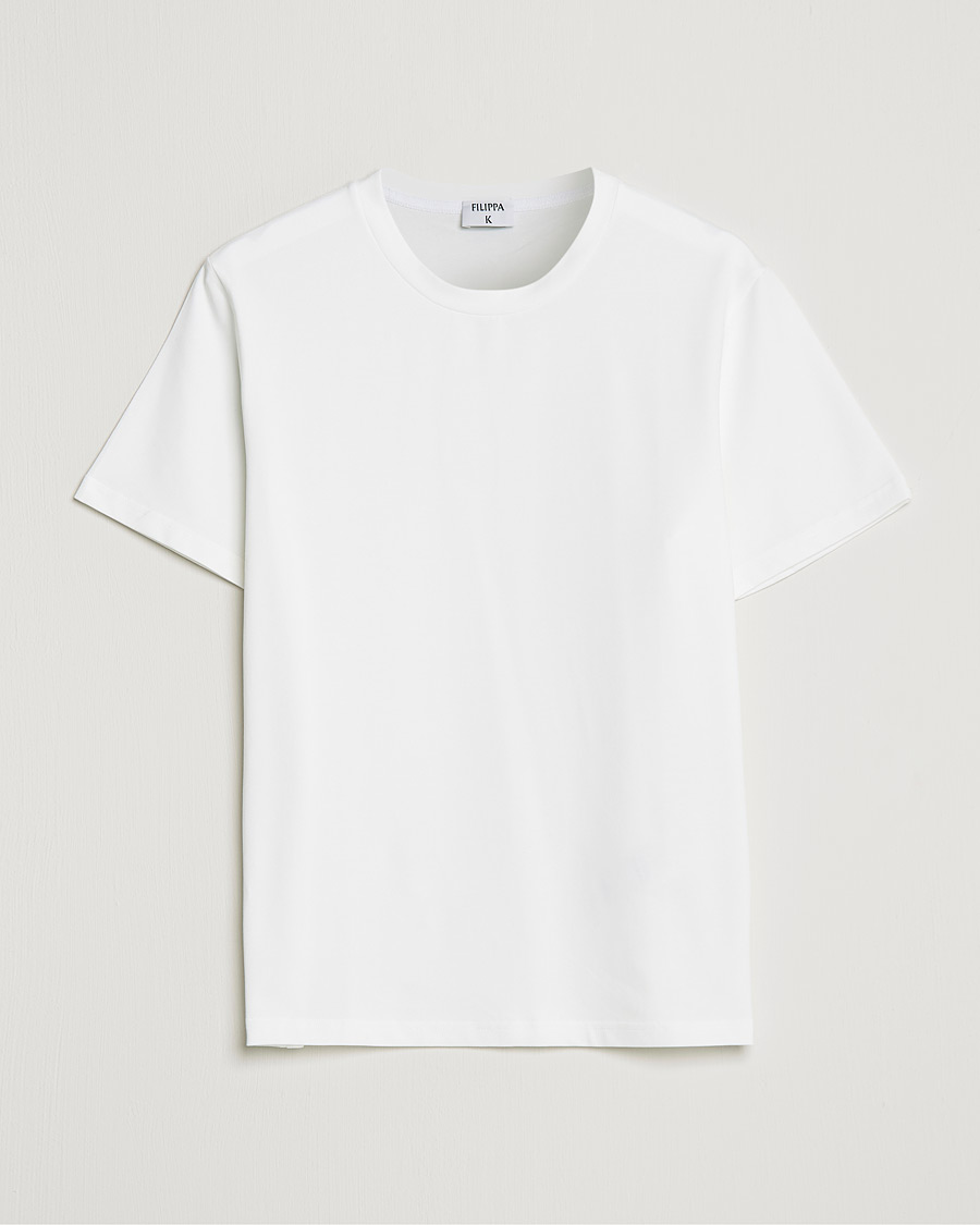 Herr | T-Shirts | Filippa K | Stretch Cotton Tee White