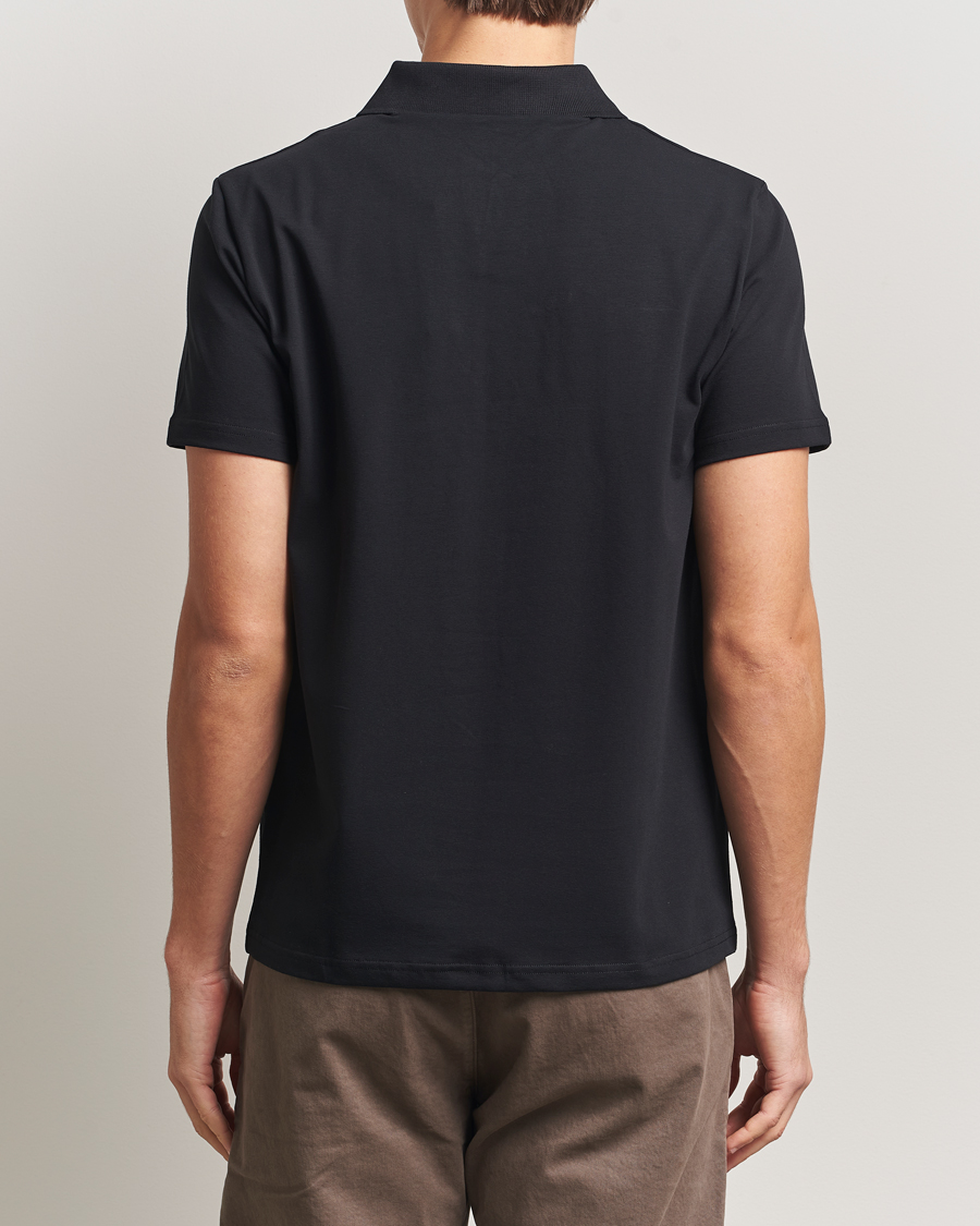 Herr | Pikéer | Filippa K | Soft Lycra Polo Tee Black