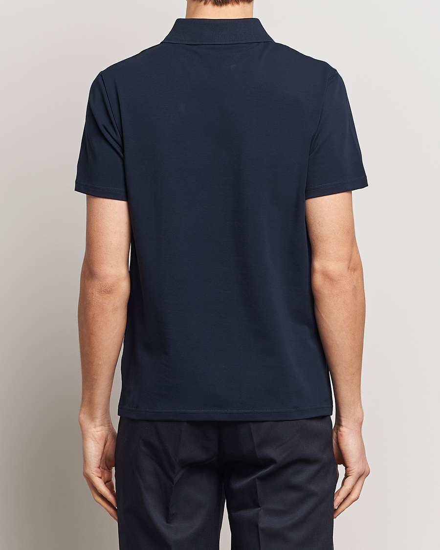 Herr | Pikéer | Filippa K | Soft Lycra Polo Tee Navy