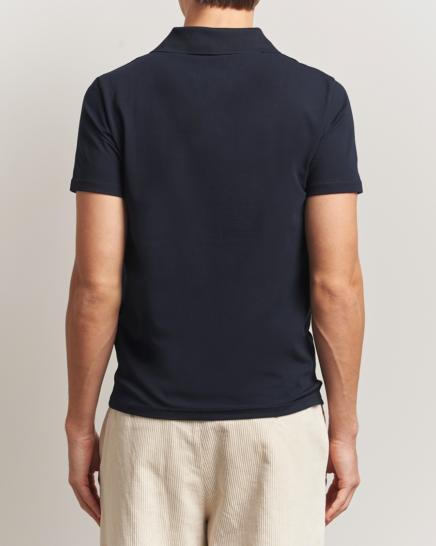 Herr | Pikéer | Filippa K | Soft Lycra Polo Tee Navy