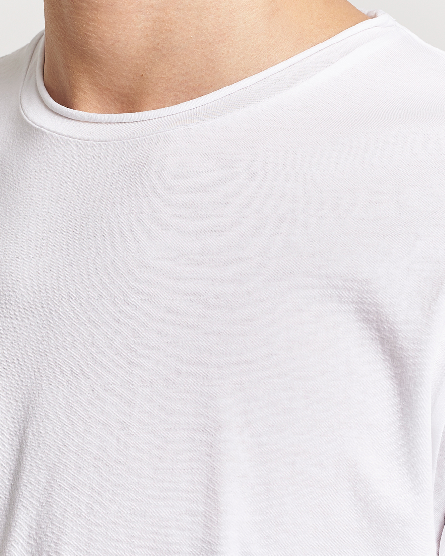 Herr | T-Shirts | Filippa K | Roll Neck Crew Neck Tee White