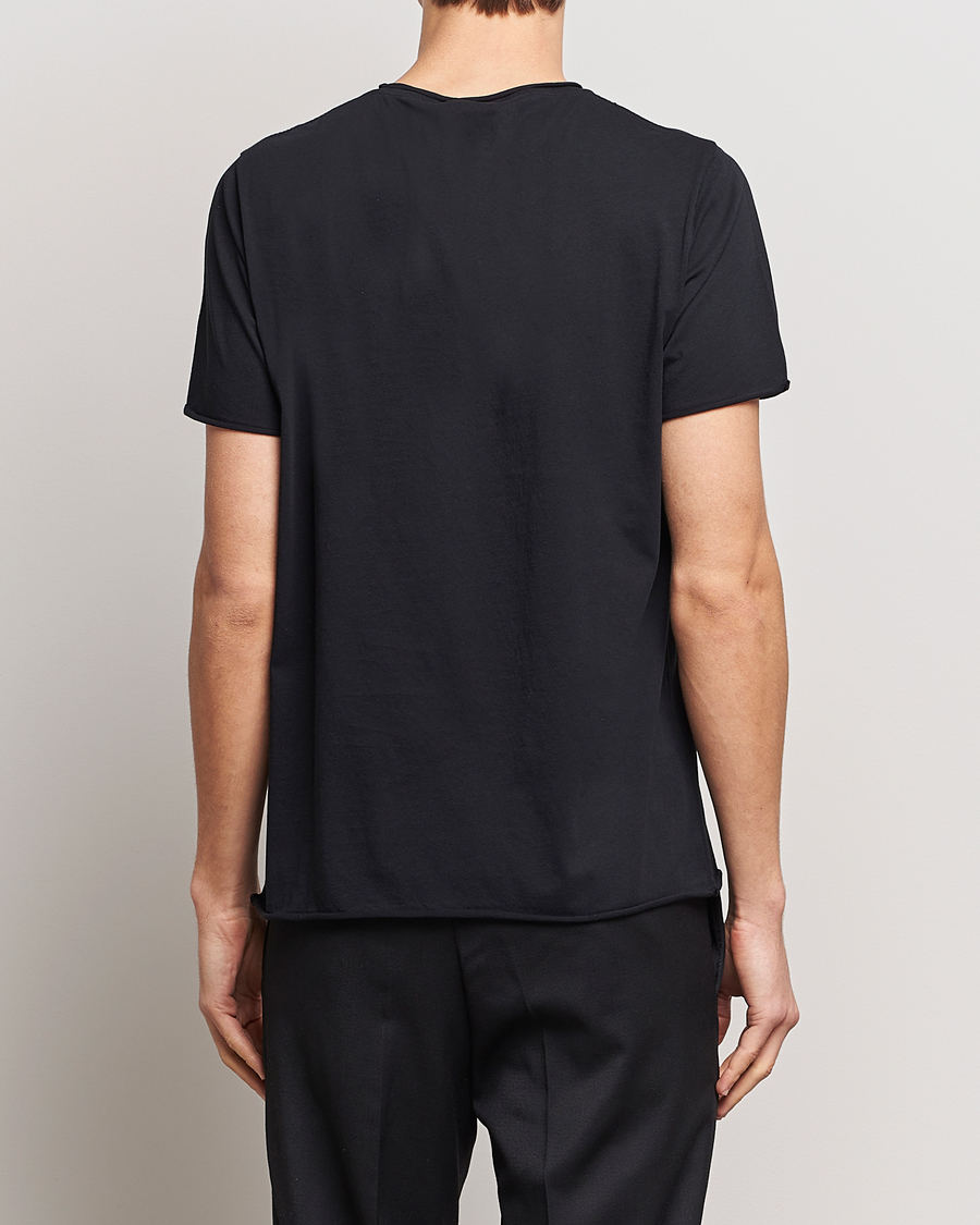 Herr | T-Shirts | Filippa K | Roll Neck Crew Neck Tee Black