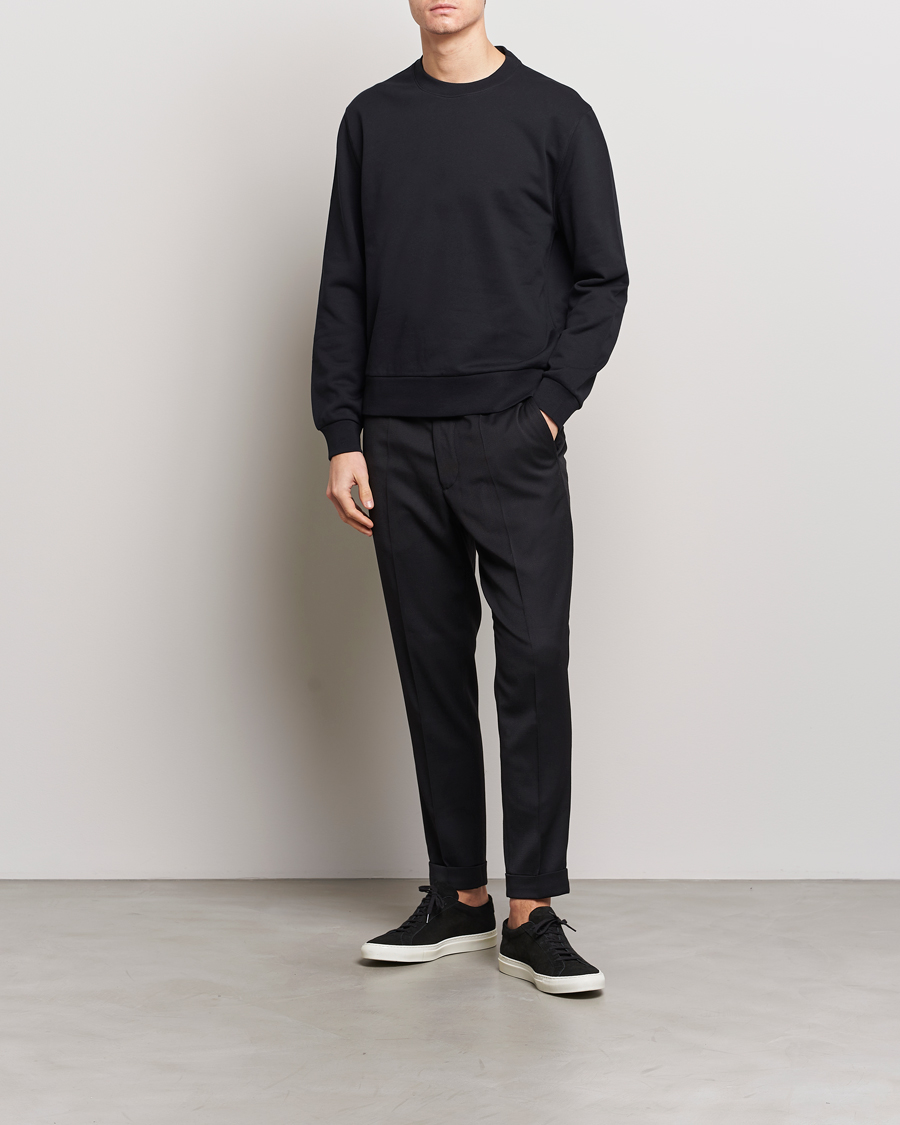 Herr | Tröjor | Filippa K | Gustaf Cotton Sweatshirt Black