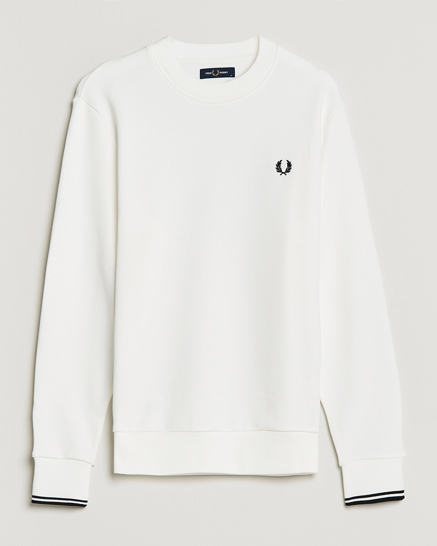 Herr | Tröjor | Fred Perry | Crew Neck Sweatshirt Snow White