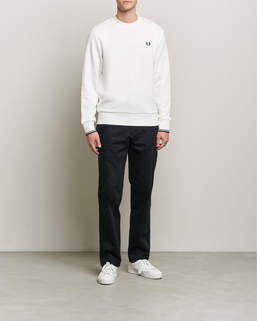 Herr | Tröjor | Fred Perry | Crew Neck Sweatshirt Snow White
