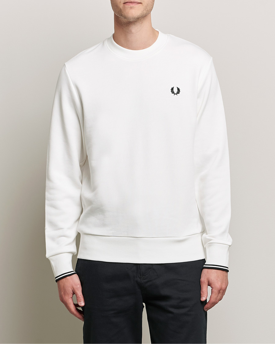 Herr | Tröjor | Fred Perry | Crew Neck Sweatshirt Snow White
