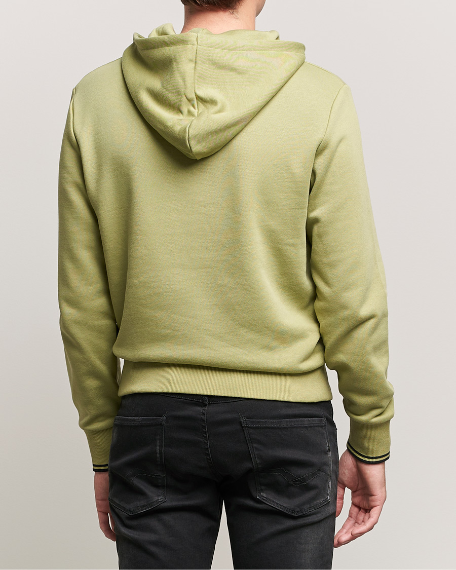Herr | Tröjor | Fred Perry | Tipped Hooded Sweatshirt Sage Green 
