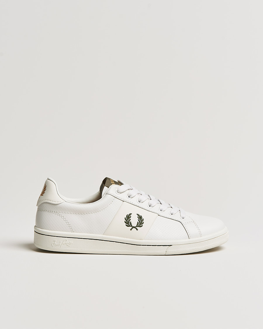 Herr | Fred Perry B721 Peerf Leater Sneaker Porcelain | Fred Perry | B721 Peerf Leater Sneaker Porcelain