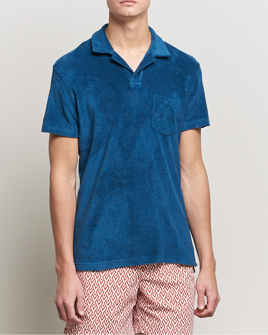 Herr | Pikéer | Orlebar Brown | Terry Polo Oceanic Blue