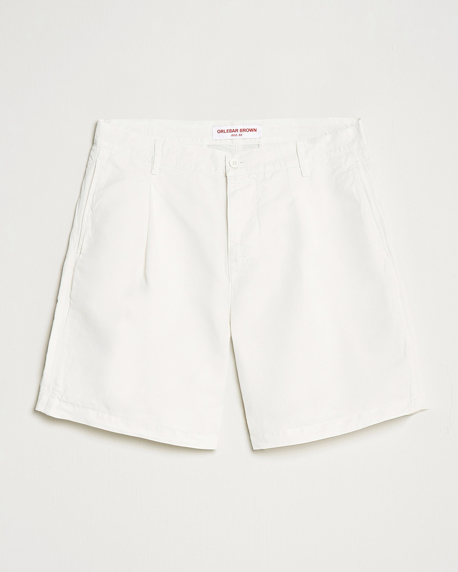 Herr | Shorts | Orlebar Brown | Searose Linen/Cotton Shorts White Sand