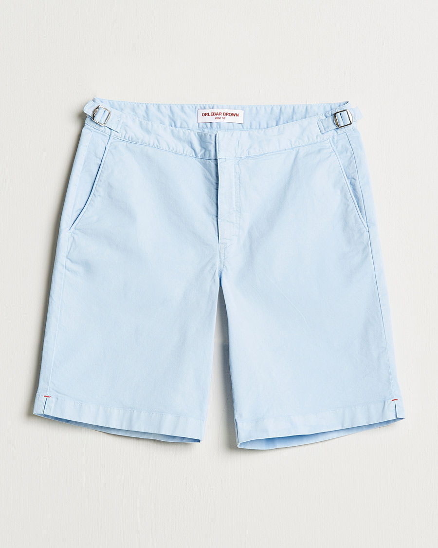 Herr | Shorts | Orlebar Brown | Dane Cotton Twill Shorts Ice Blue