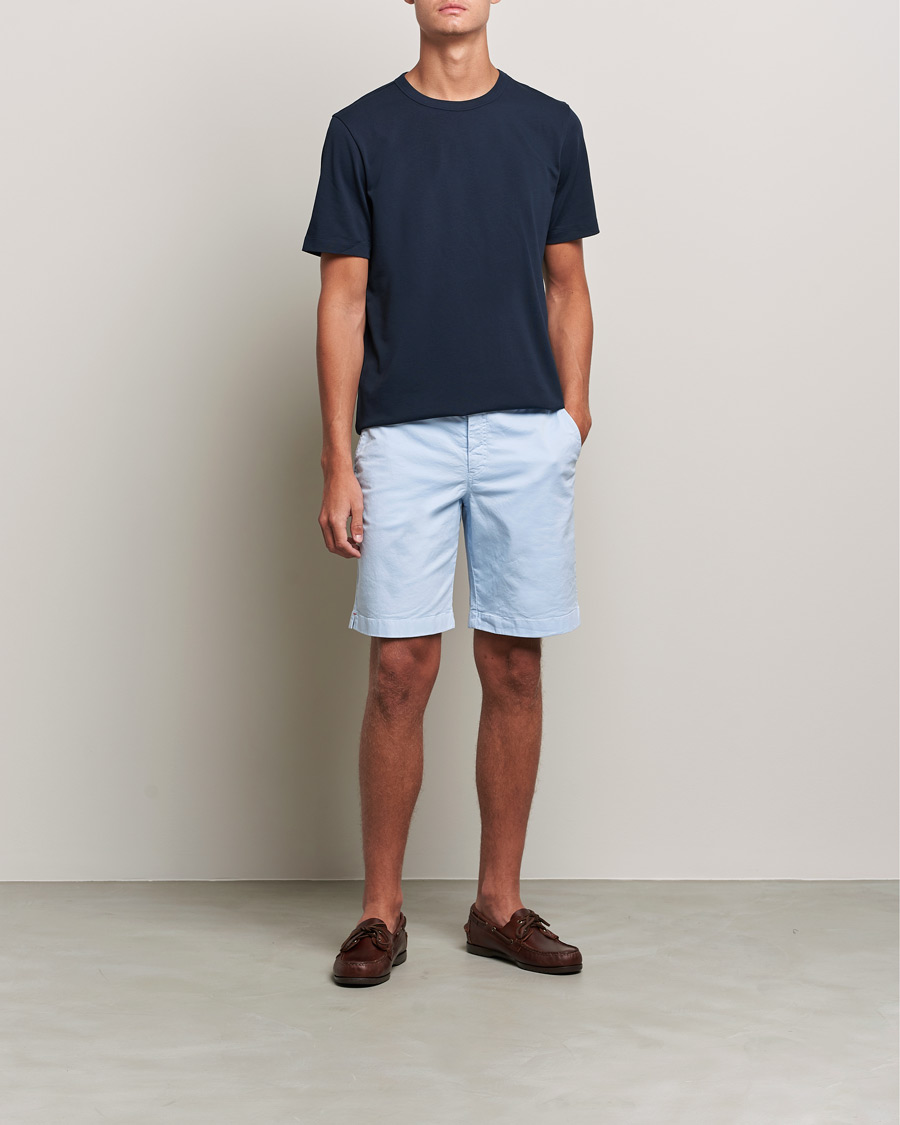 Herr | Shorts | Orlebar Brown | Dane Cotton Twill Shorts Ice Blue