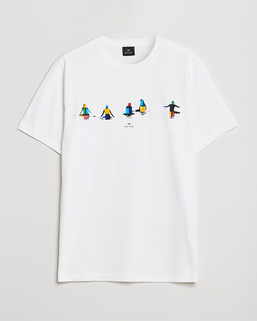 Herr | T-Shirts | PS Paul Smith | Kayaks Organic Cotton Tee White