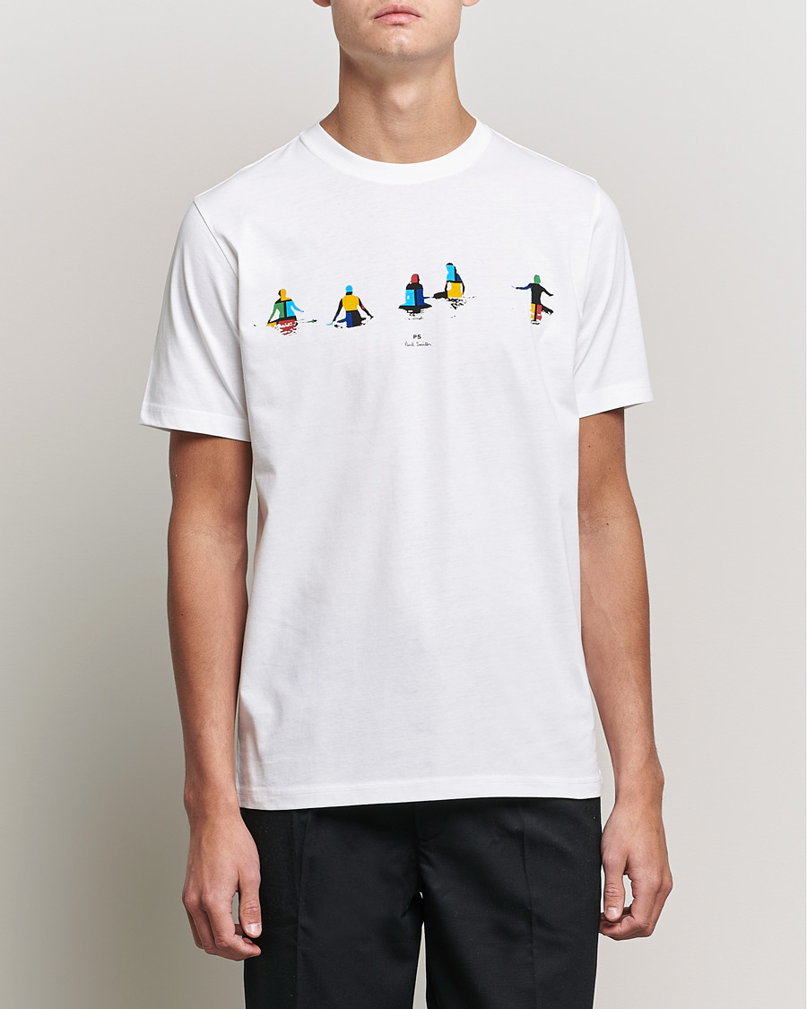 Herr | T-Shirts | PS Paul Smith | Kayaks Organic Cotton Tee White