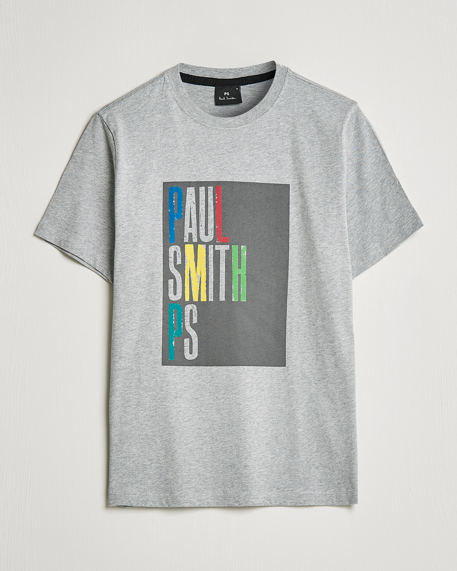 Herr | T-Shirts | PS Paul Smith | Organic Cotton Tee Grey