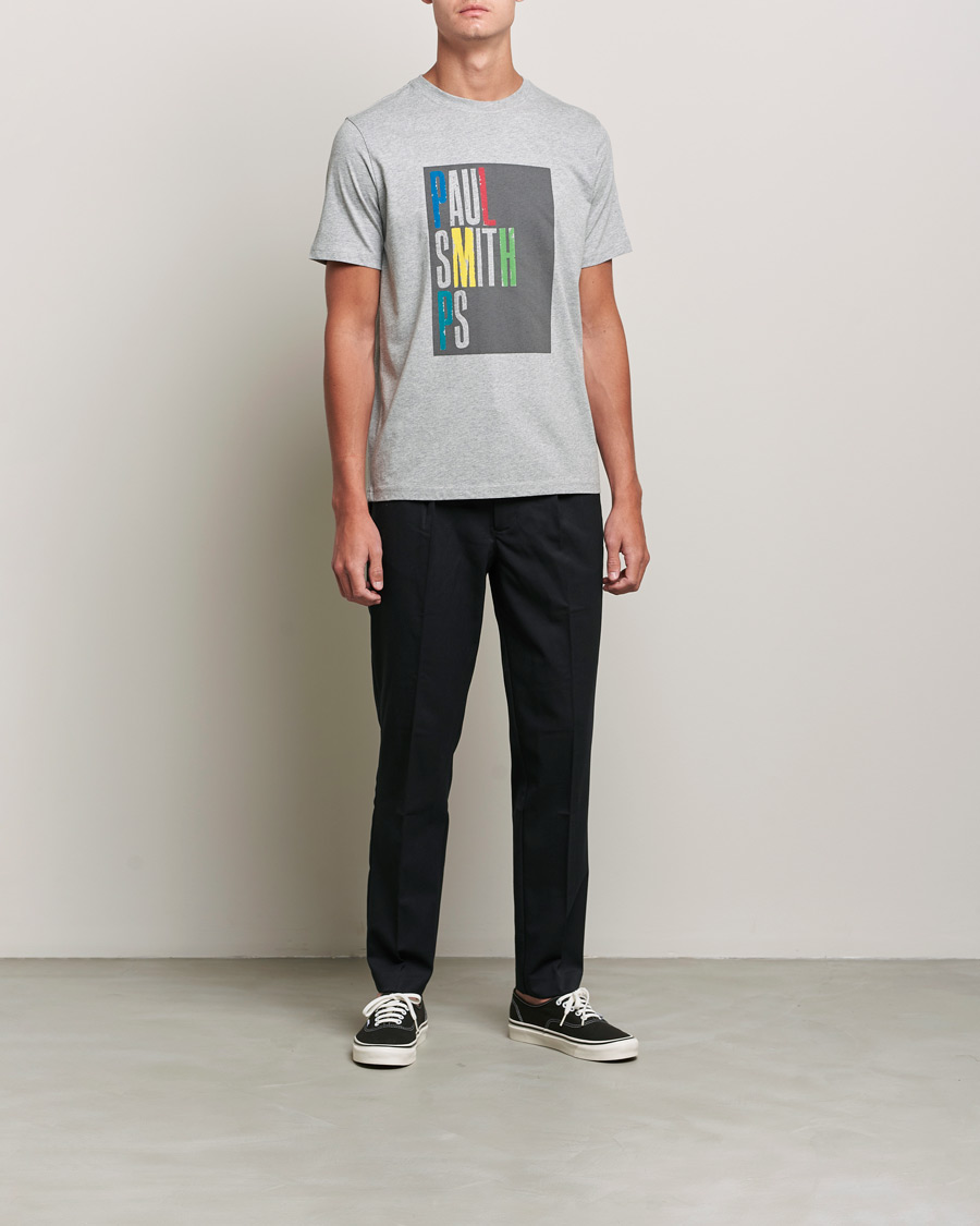 Herr | T-Shirts | PS Paul Smith | Organic Cotton Tee Grey