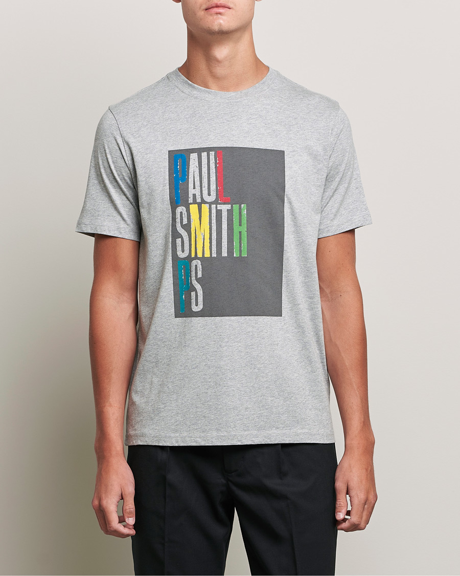 Herr | T-Shirts | PS Paul Smith | Organic Cotton Tee Grey