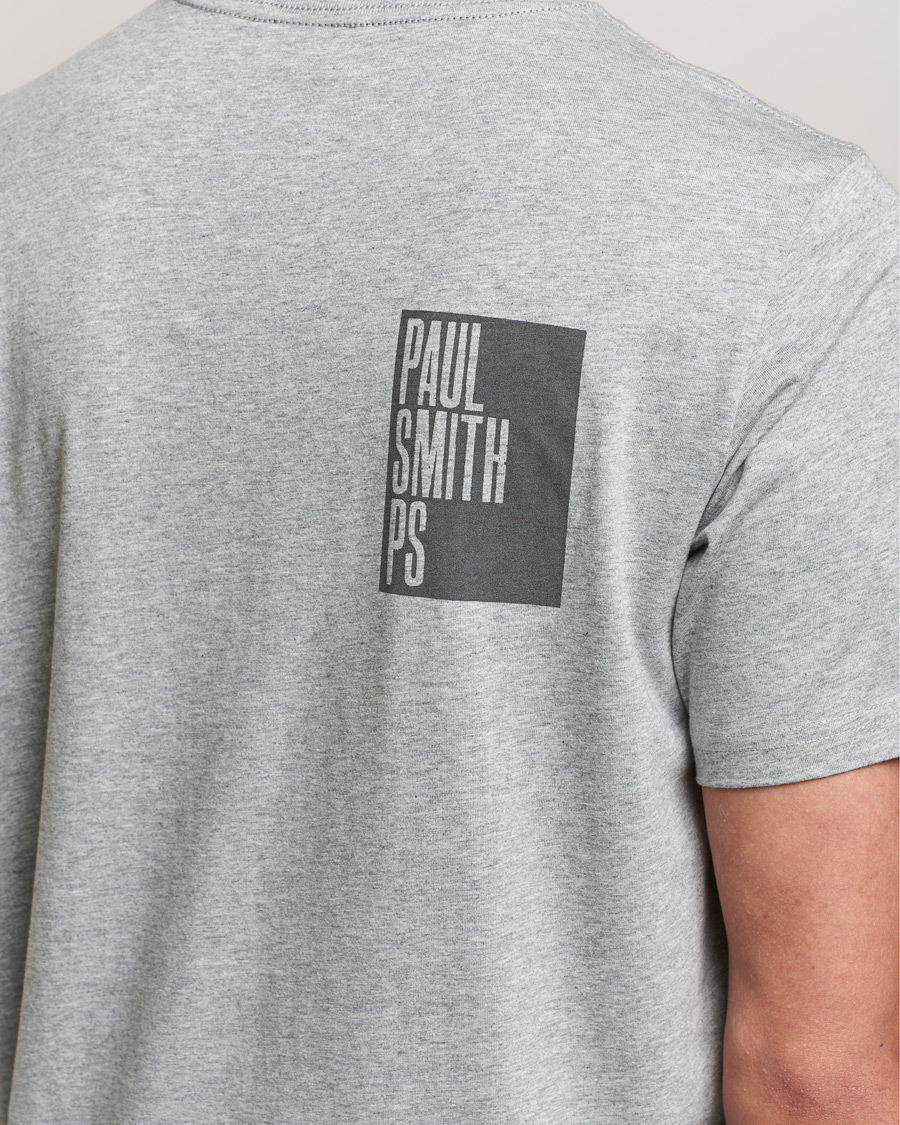 Herr | T-Shirts | PS Paul Smith | Organic Cotton Tee Grey