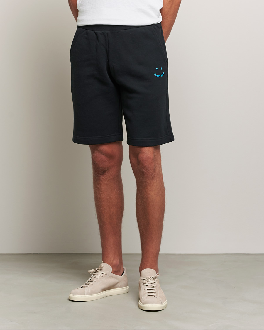 Herr | Shorts | PS Paul Smith | Happy Organic Cotton Shorts Black