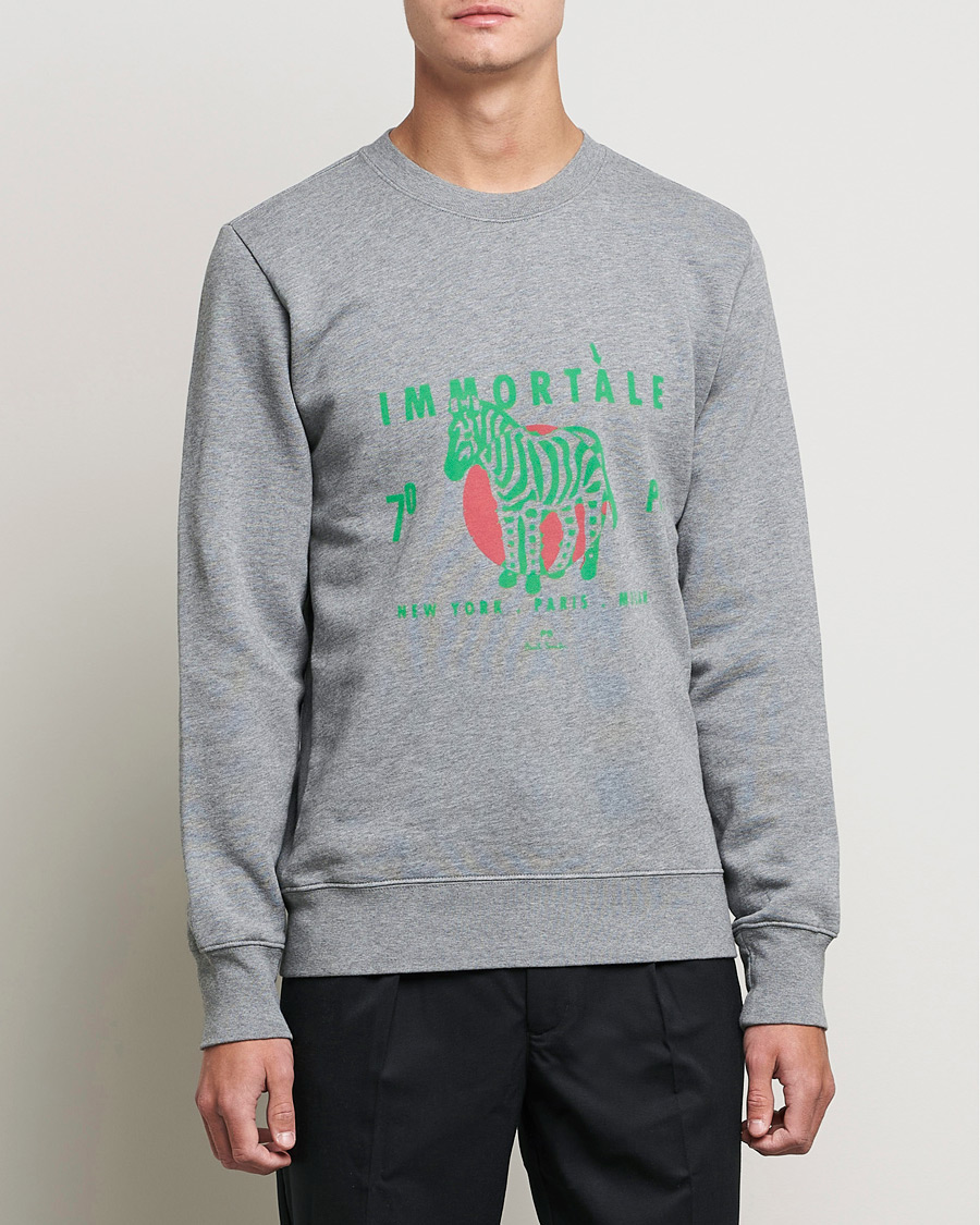 Herr | PS Paul Smith | PS Paul Smith | Immortale Organic Cotton Sweatshirt Grey