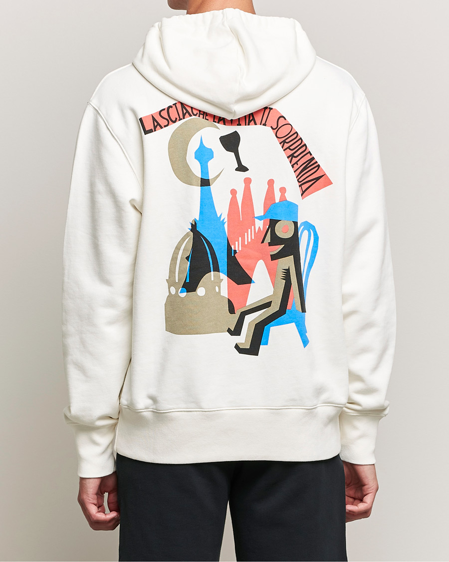Herr | Tröjor | PS Paul Smith | Souvenir Organic Cotton Hoodie Off White