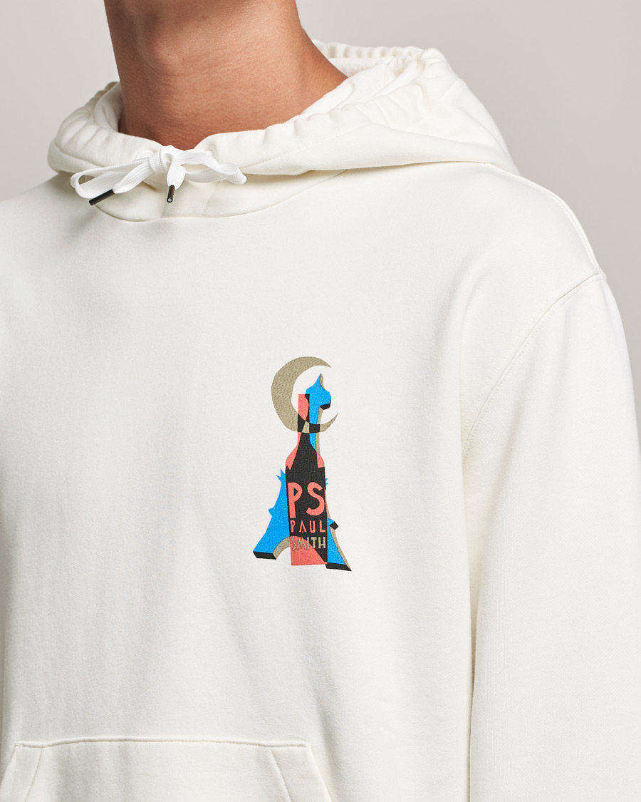 Herr | Tröjor | PS Paul Smith | Souvenir Organic Cotton Hoodie Off White