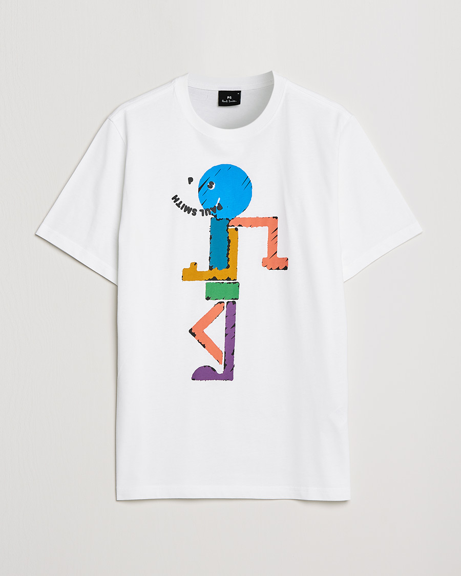 Herr | T-Shirts | PS Paul Smith | Character Organic Cotton Tee White