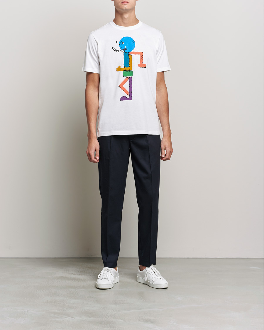 Herr | T-Shirts | PS Paul Smith | Character Organic Cotton Tee White