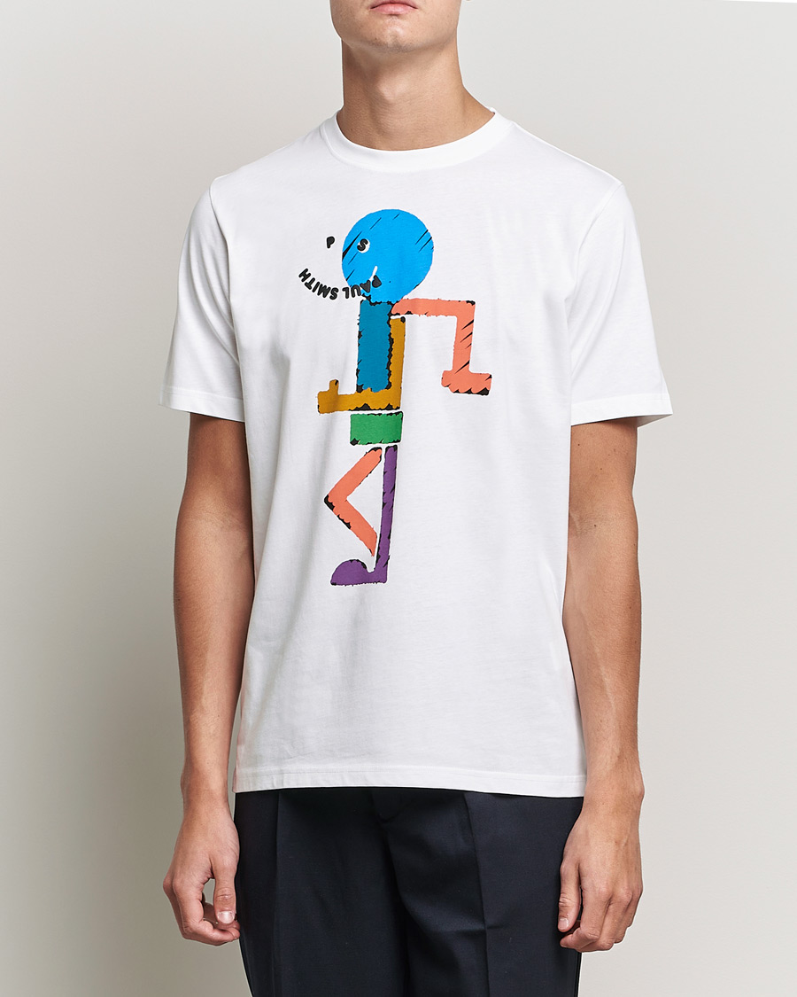 Herr | T-Shirts | PS Paul Smith | Character Organic Cotton Tee White