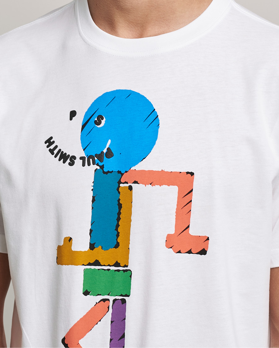 Herr | T-Shirts | PS Paul Smith | Character Organic Cotton Tee White