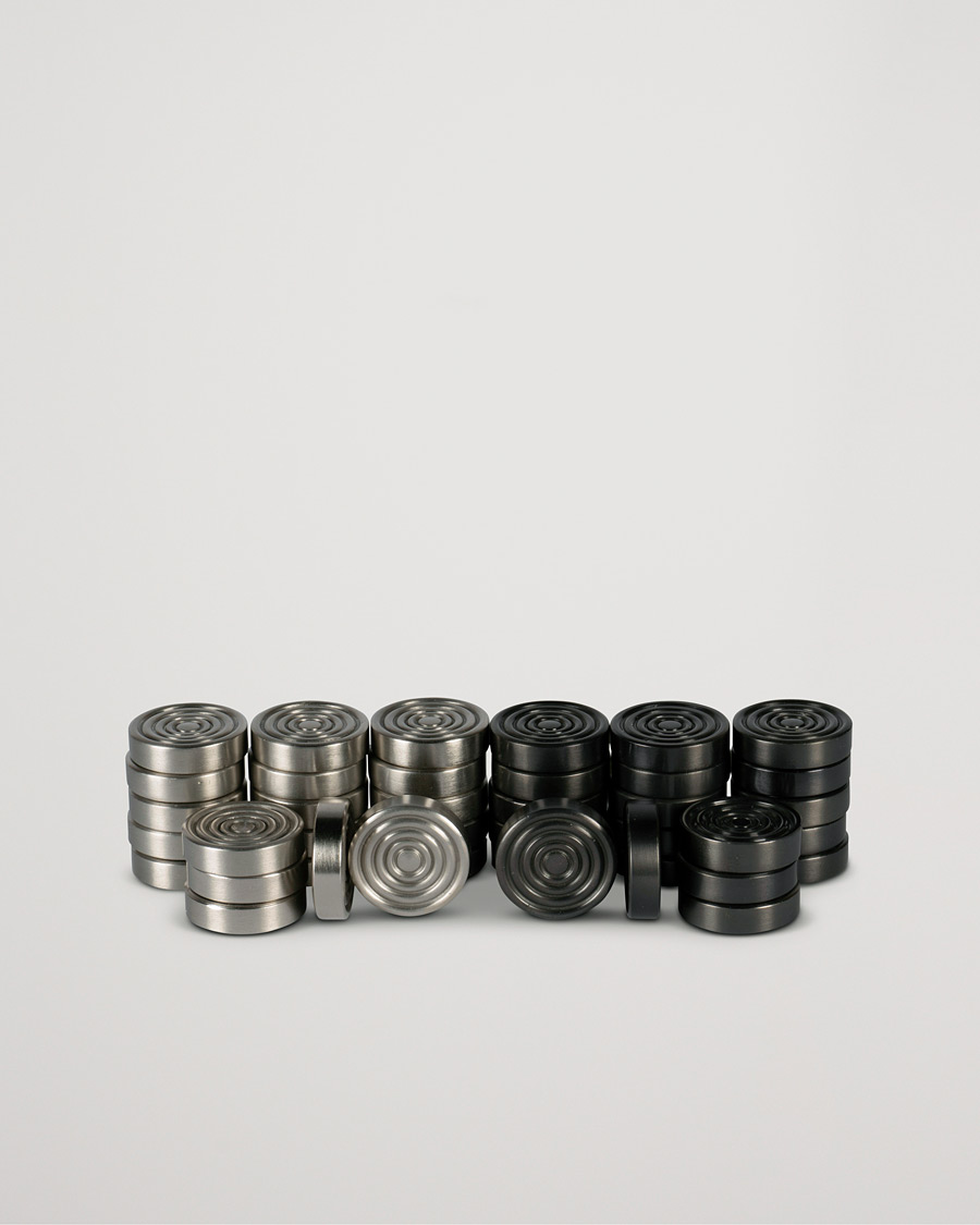 Herr | Authentic Models Checkers Set Metal | Authentic Models | Checkers Set Metal