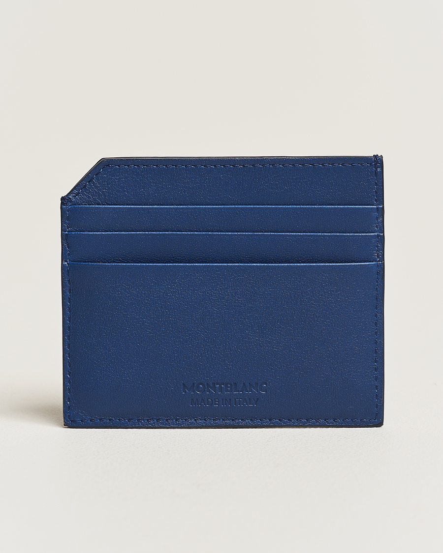 Herre |  | Montblanc | Meisterstück Selection Soft Card Holder 6cc Cobalt Blue