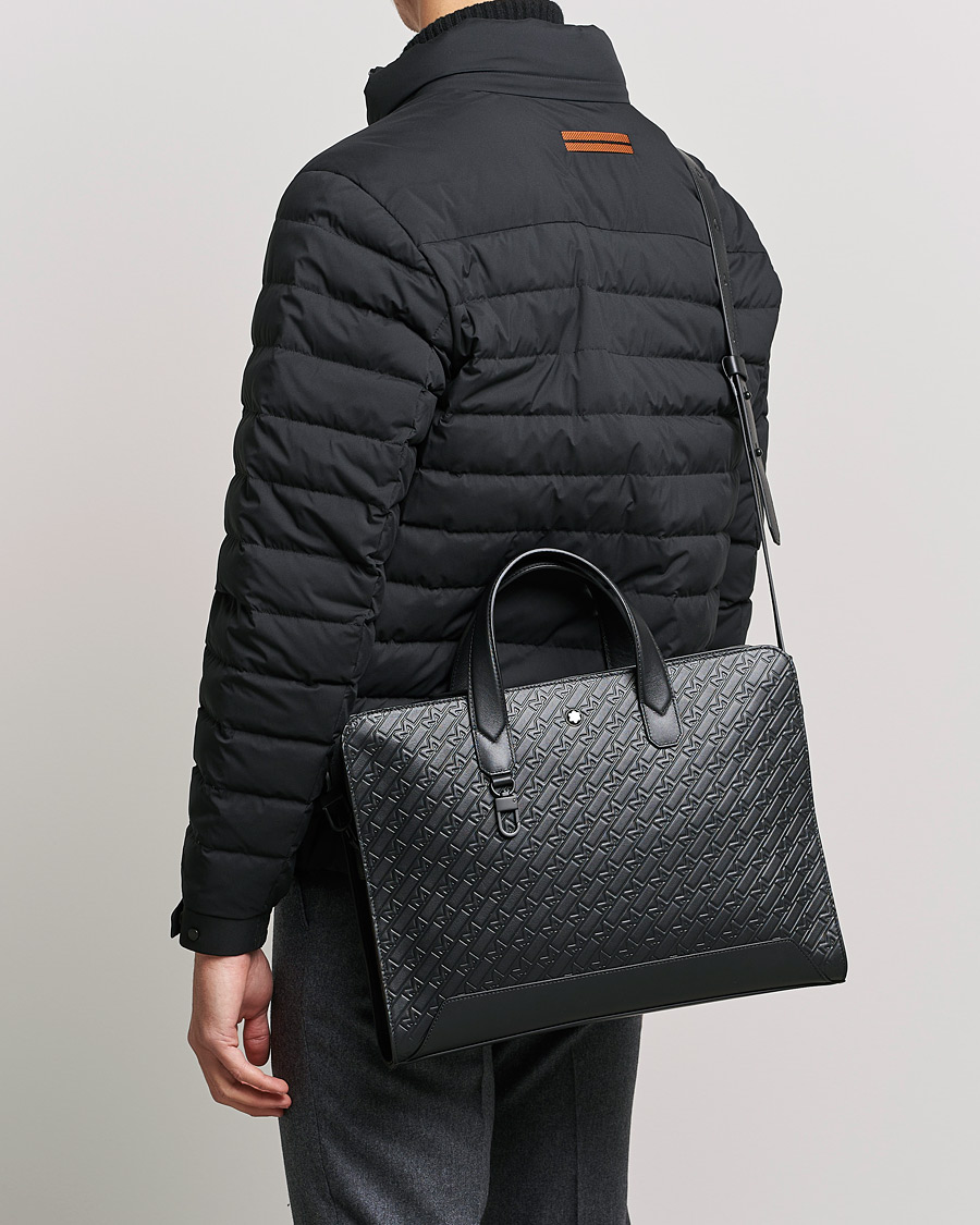 Herr | Montblanc M Gram Thin Document Case Black | Montblanc | M Gram Thin Document Case Black