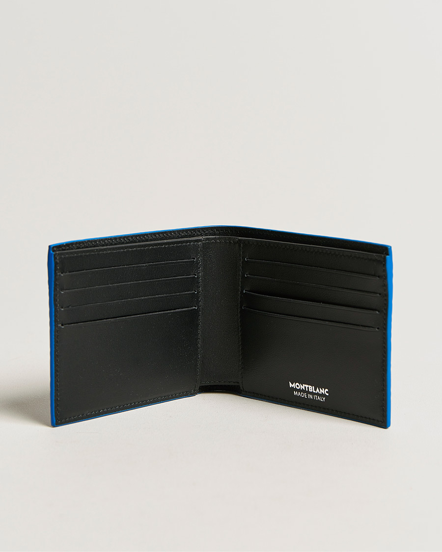 Herr | Montblanc M Gram Leather Wallet 8cc Blue | Montblanc | M Gram Leather Wallet 8cc Blue