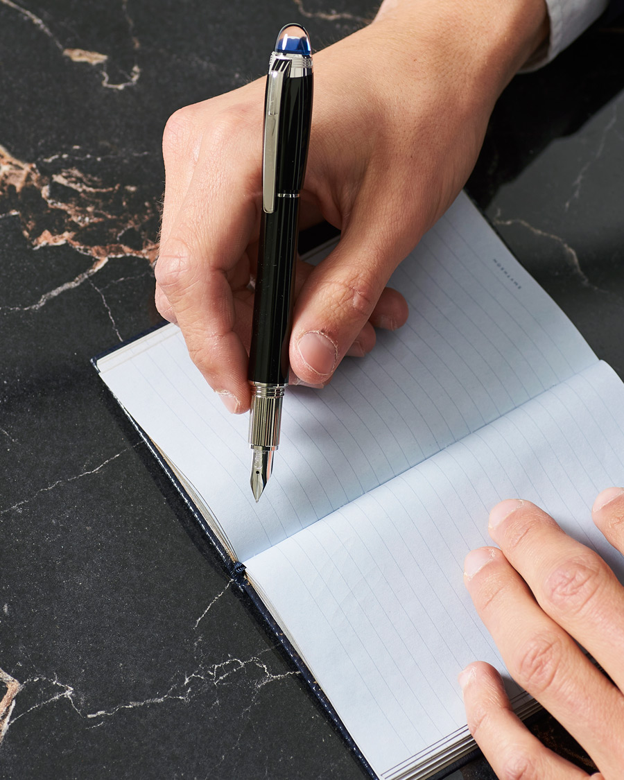 Herr | Pennor | Montblanc | Starwalker Resin M Fountain Pen Black