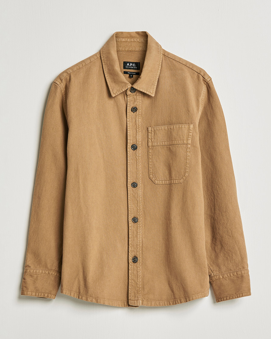 Herr | Skjortor | A.P.C. | Basile Overshirt Brown