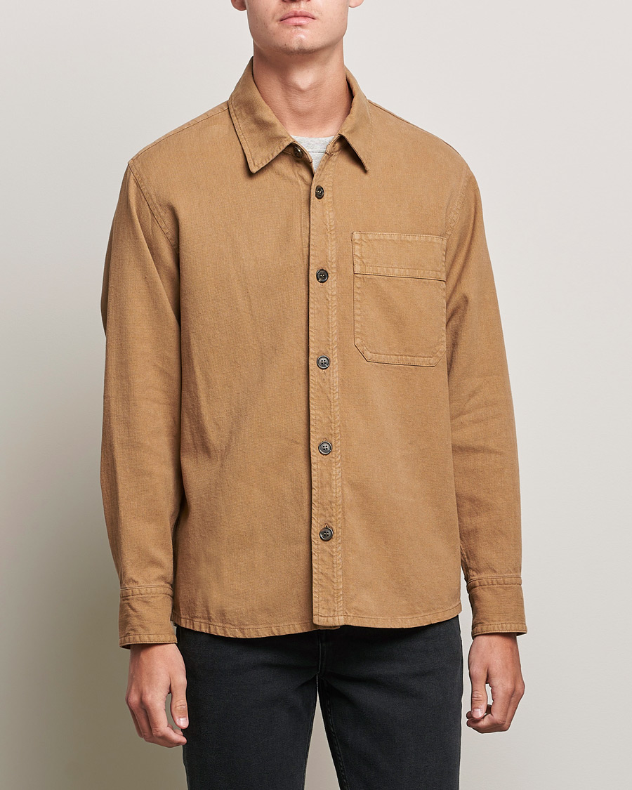 Herr | Skjortor | A.P.C. | Basile Overshirt Brown