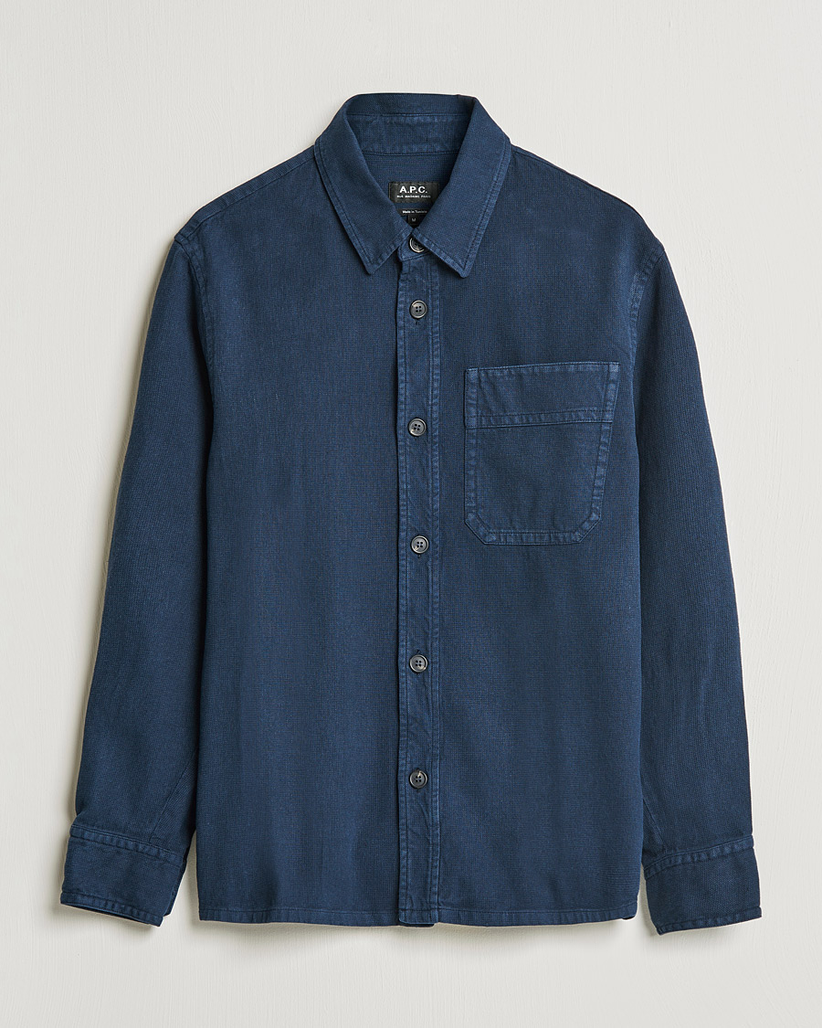 Herr | Skjortor | A.P.C. | Basile Overshirt Navy