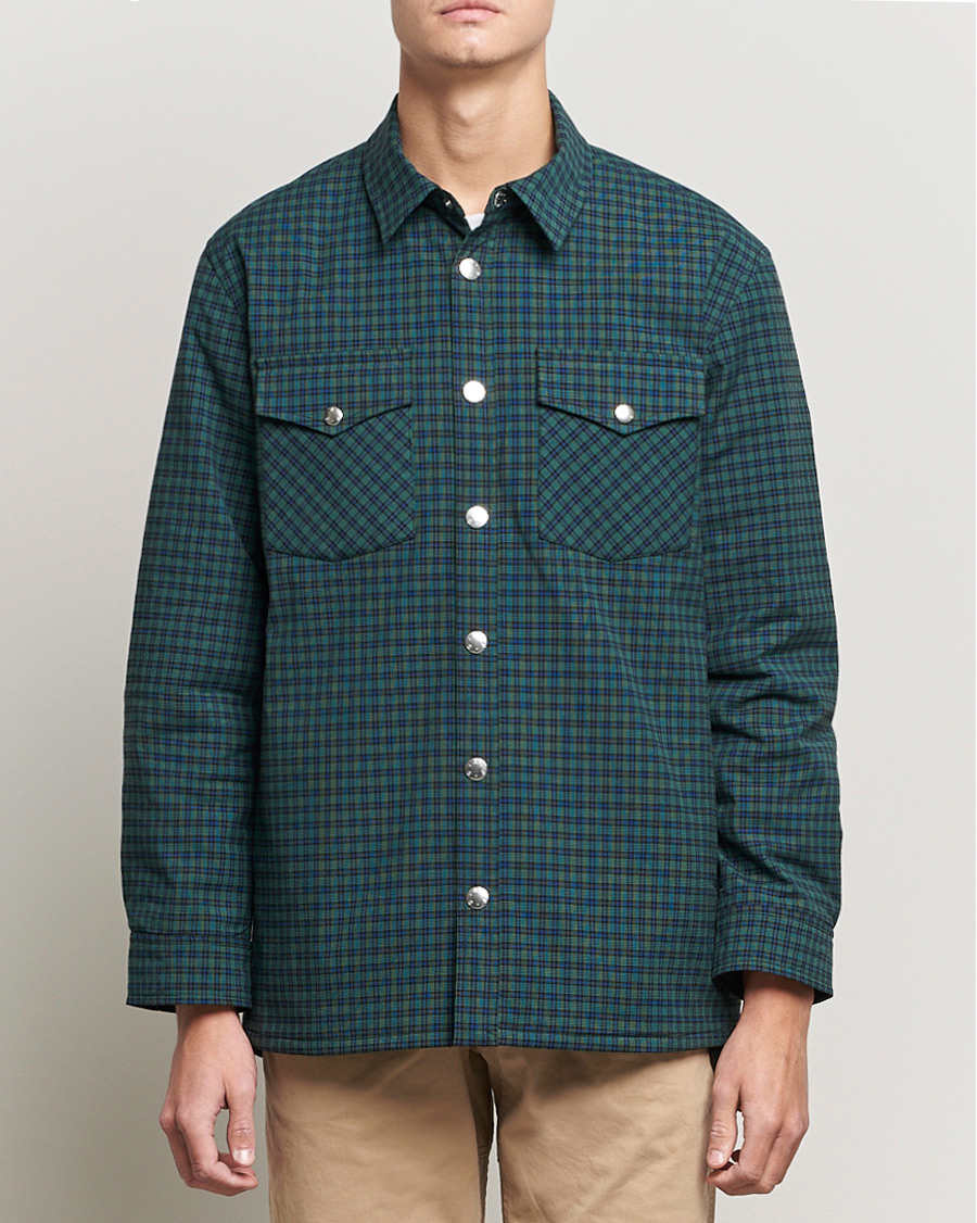 Herr | Skjortor | A.P.C. | Samy Padded Overshirt Black Check