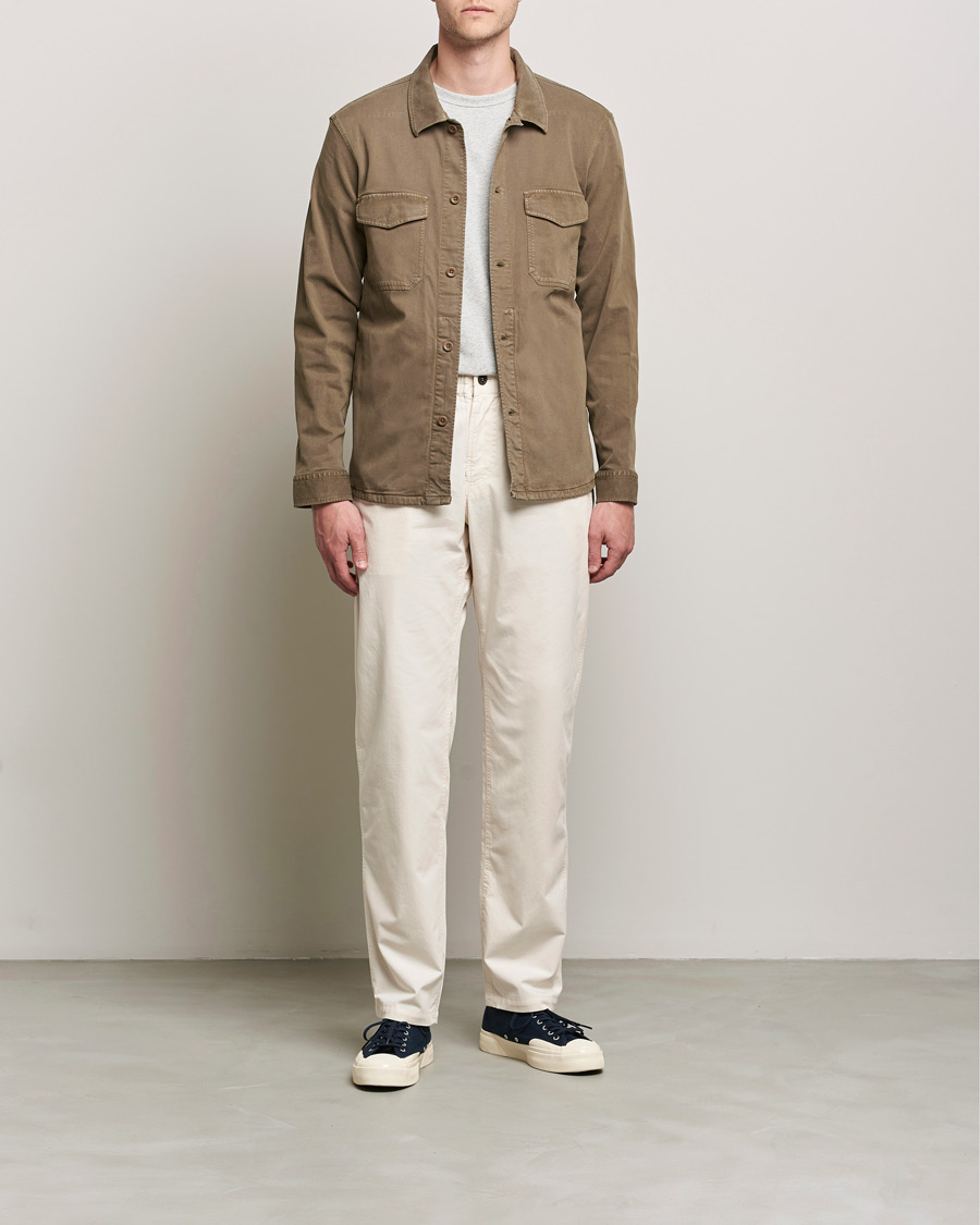 Herr | Byxor | A.P.C. | Chuck Drawstring Chinos Ecru