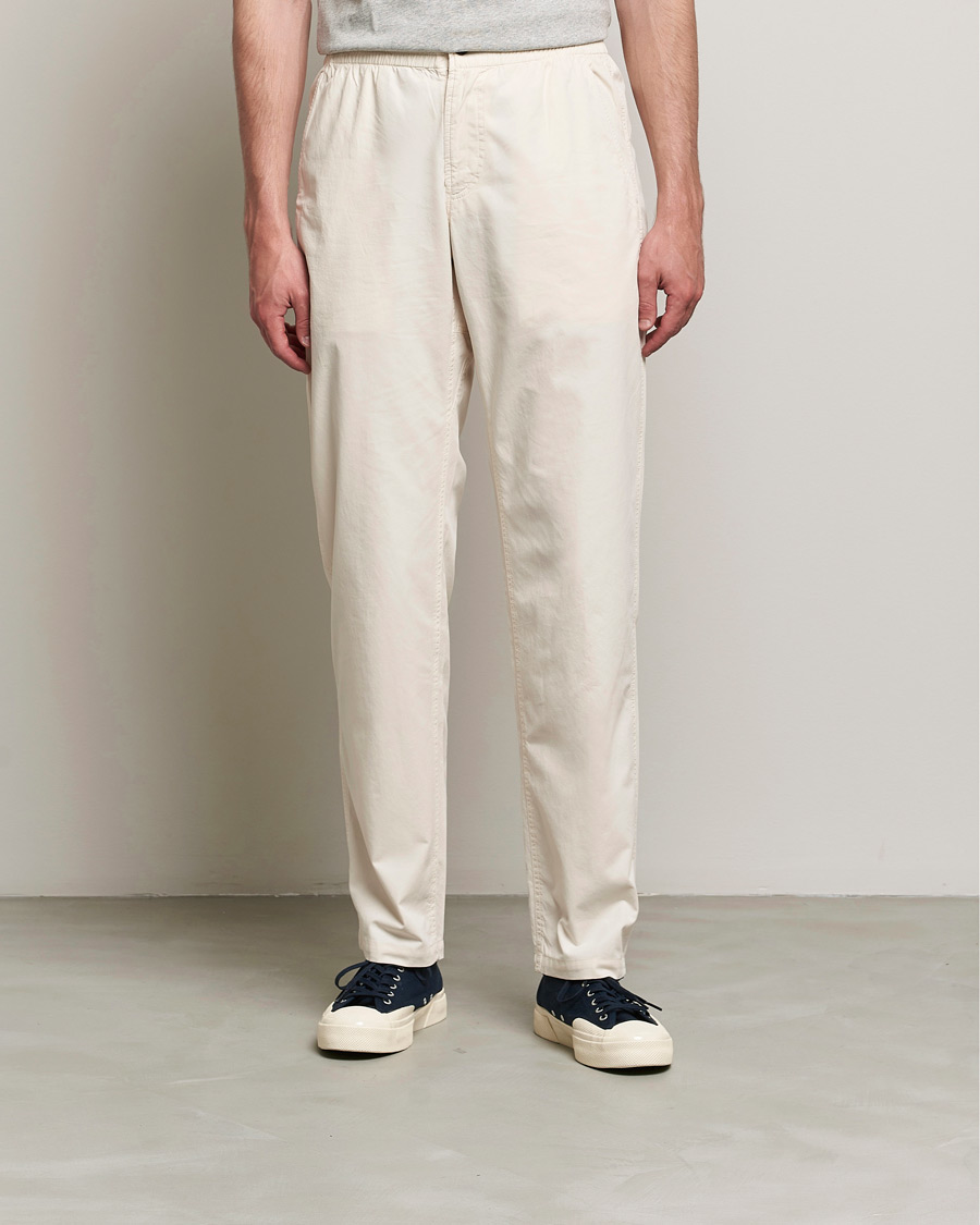 Herr | Byxor | A.P.C. | Chuck Drawstring Chinos Ecru
