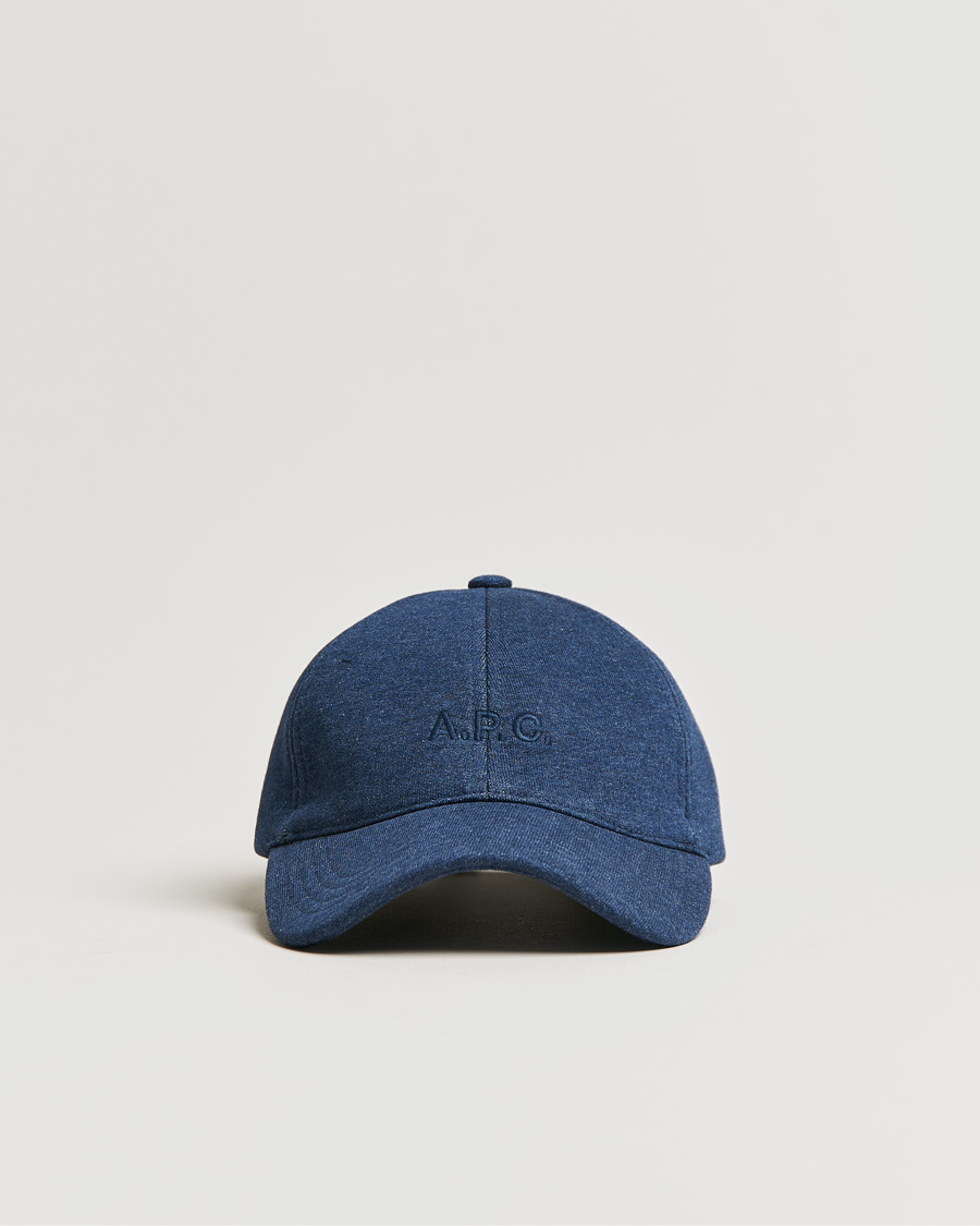 Herr | A.P.C. Charlie Baseball Cap Marine | A.P.C. | Charlie Baseball Cap Marine