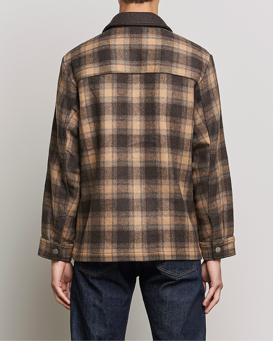 Herr | Jackor | A.P.C. | Emile Shirt Jacket Brown Check