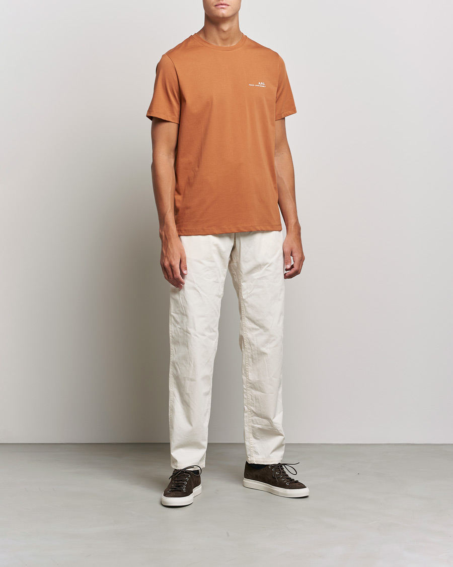 Herr | T-Shirts | A.P.C. | Item Short Sleeve T-Shirt Terracotta