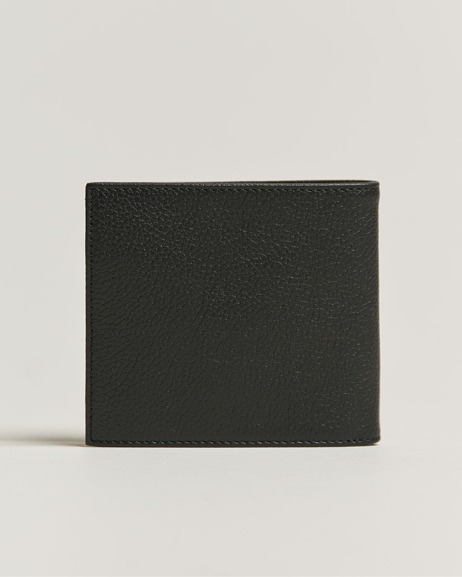 Herr | A.P.C. Grain Leather Wallet Black | A.P.C. | Grain Leather Wallet Black