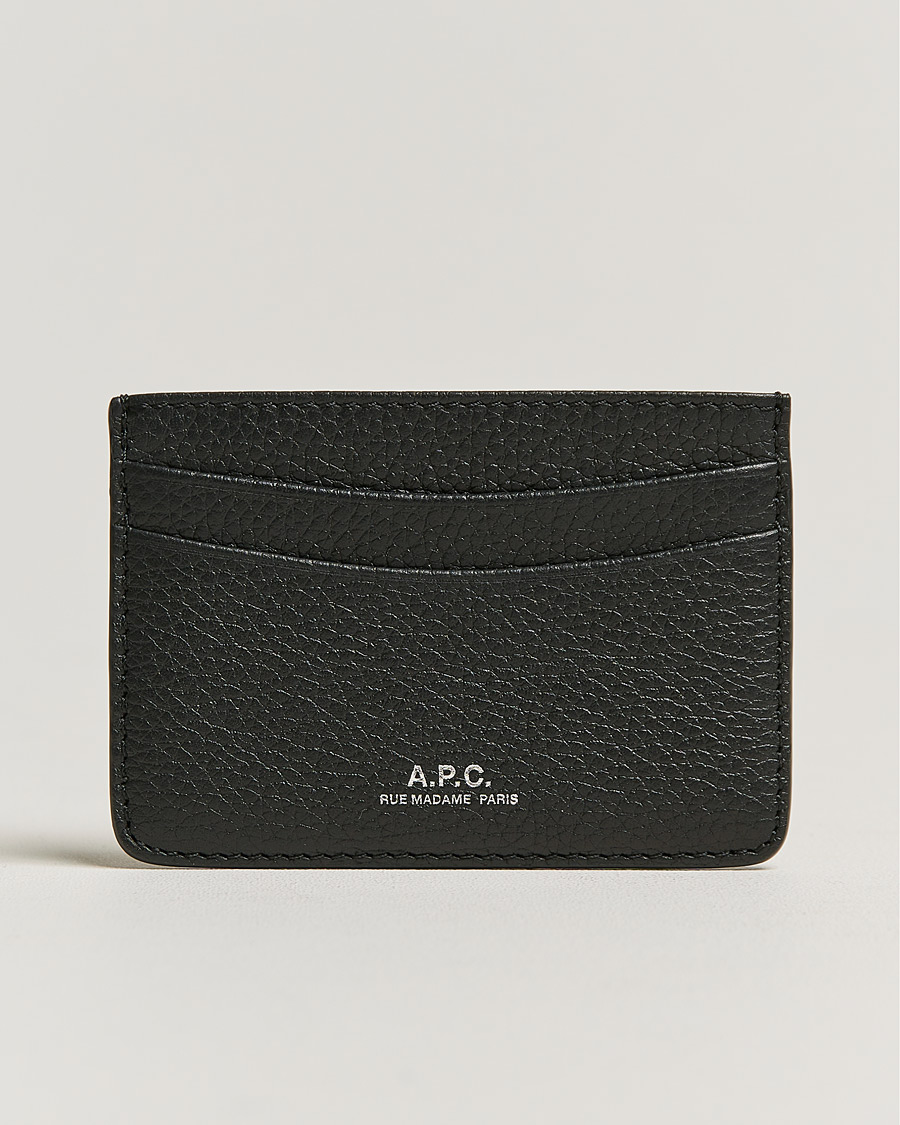 Herr |  | A.P.C. | Grain Leather Cardholder Black