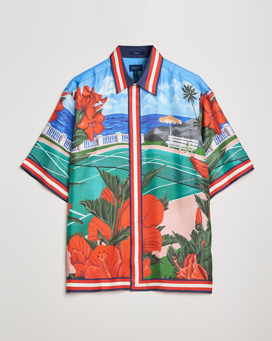 Herr | Skjortor | GANT | Relaxed Scenery Short Sleeve Shirt Multi