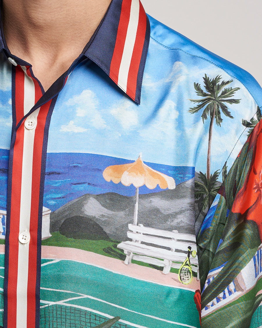 Herr | Skjortor | GANT | Relaxed Scenery Short Sleeve Shirt Multi