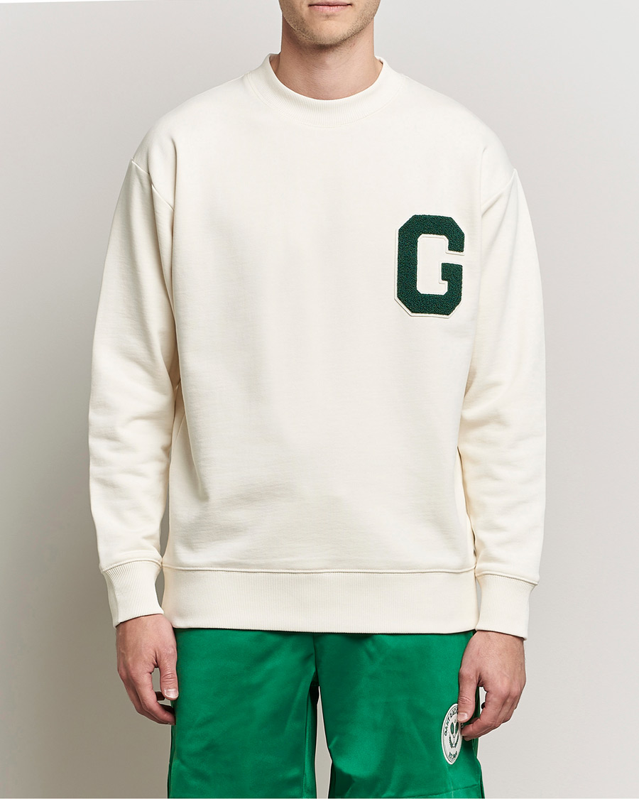 Herr | Tröjor | GANT | College G Crew Neck Sweatshirt Creme