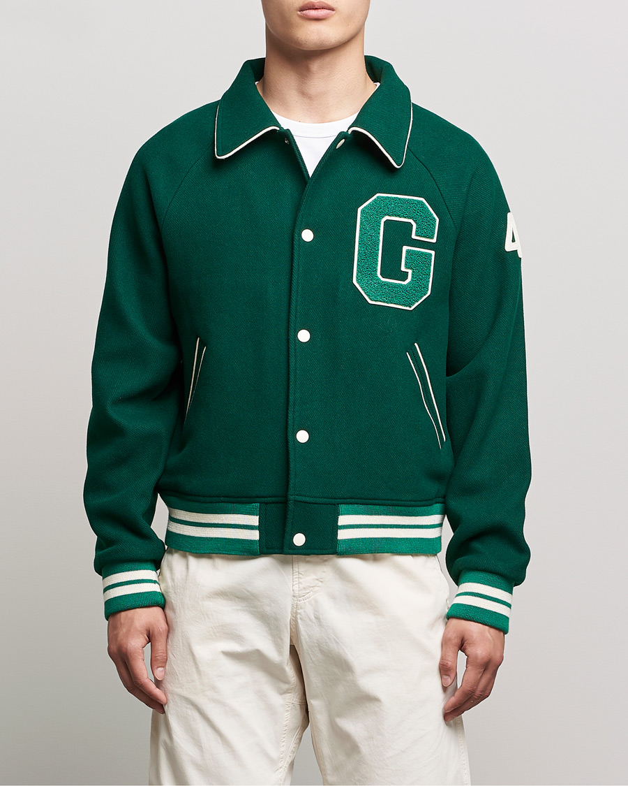Herr | Jackor | GANT | College G Varisty Jacket Forest Green